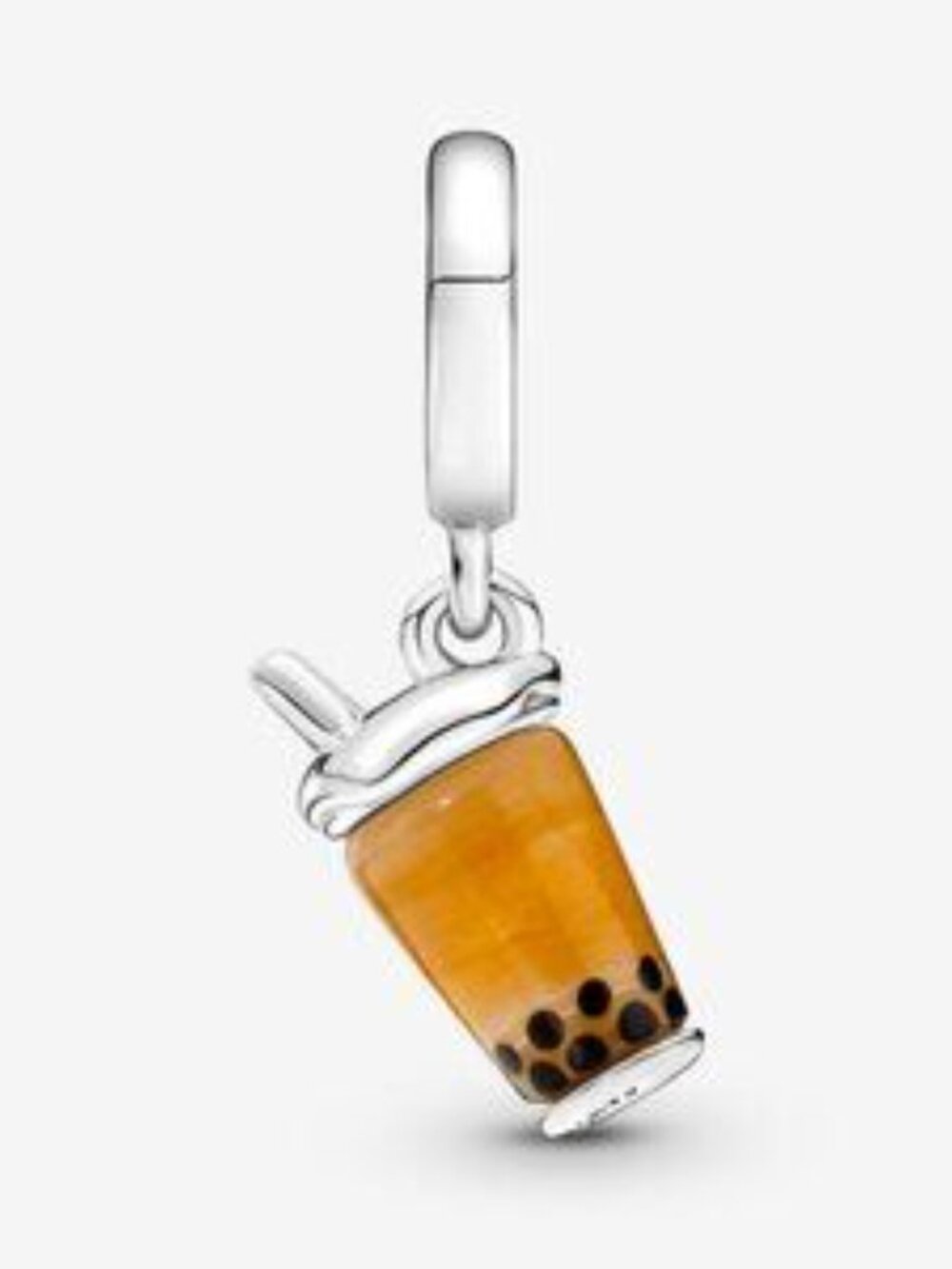 Authentic Pandora Murano Glass Bubble Tea Dangle Charm.